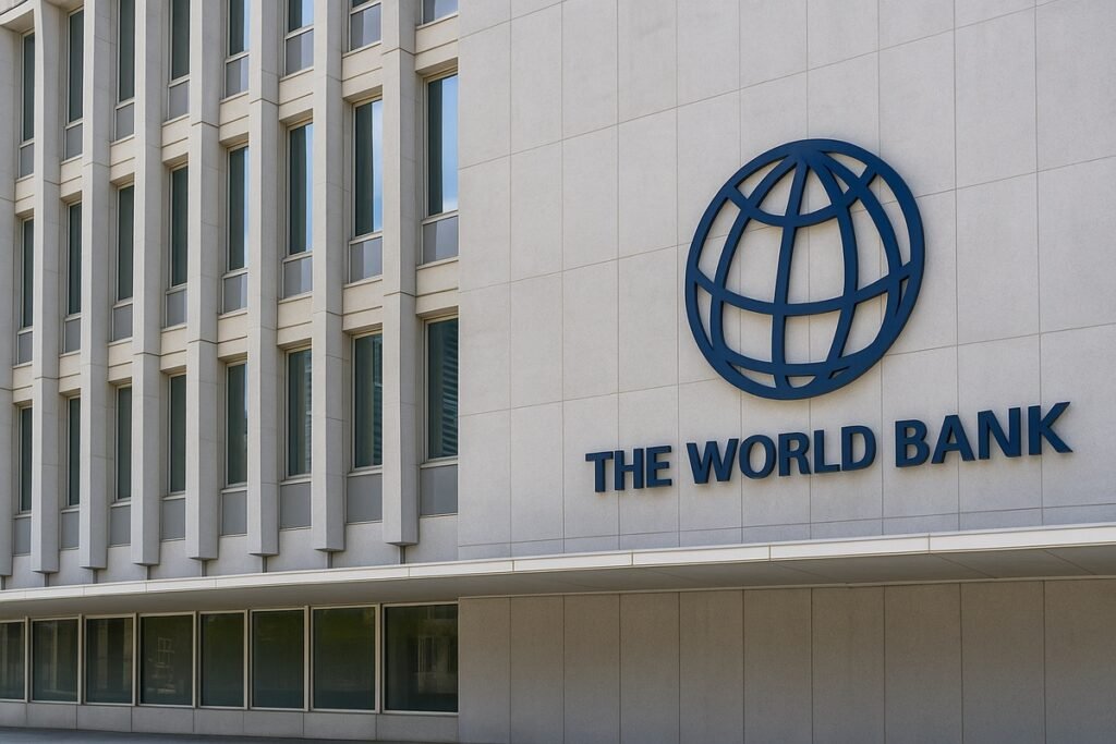 Banco Mundial alerta sobre desaceleración económica global por crisis en Oriente Medio world bank headquarters washington dc with logo